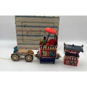Vintage Japanese Three Piece Imperial Mini Kyoto Kotoya Doll Festival Carts